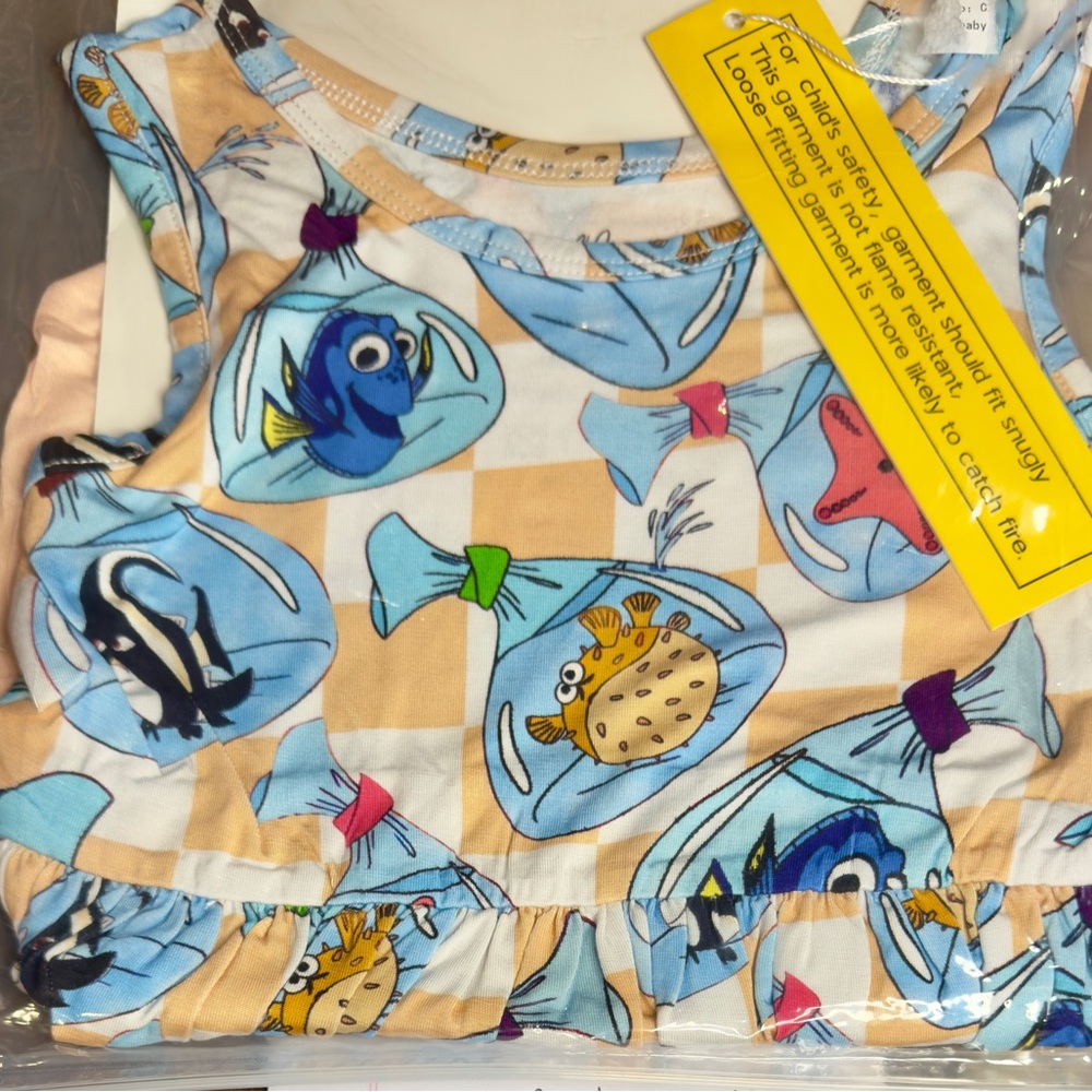 Kids Fish Print Sleeveless Top